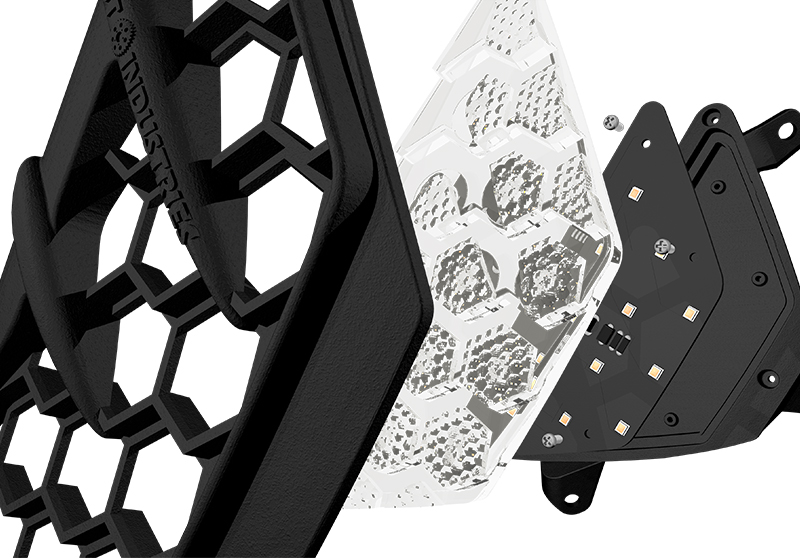 Product blowout and animations. Click links below to play animations.
